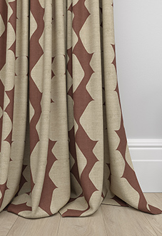 Construct, Dark Crimson - Made to Measure Curtains